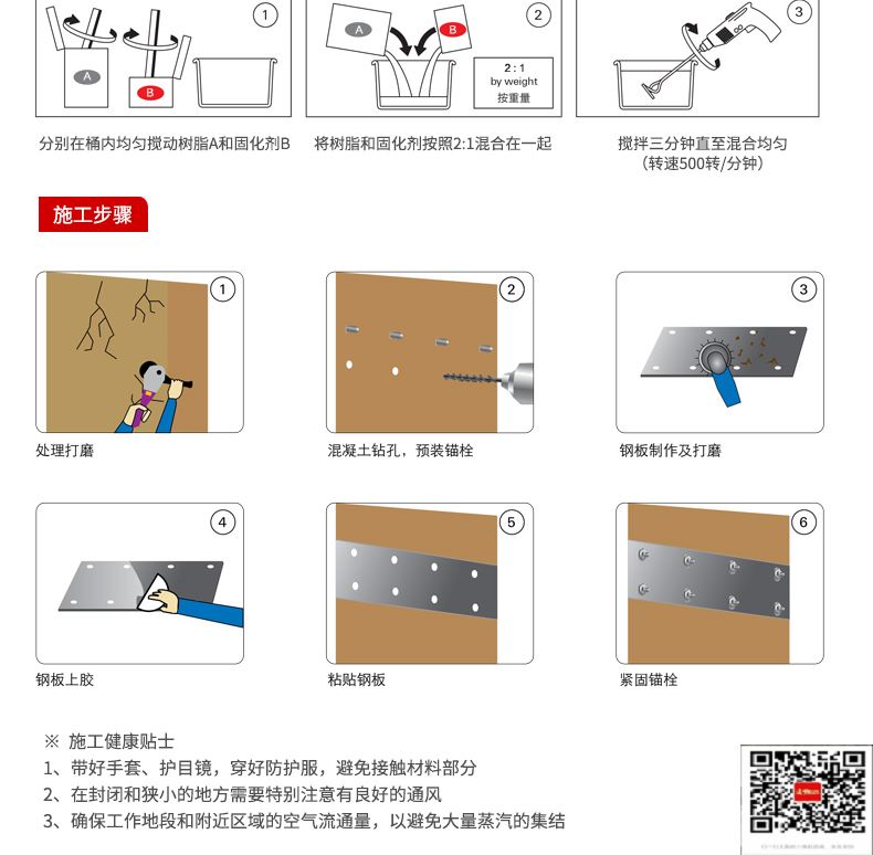 包钢泉州粘钢加固施工过程